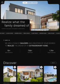 Modern home exterior showcasing sleek architecture with large windows, inviting outdoor space, and a welcoming atmosphere.